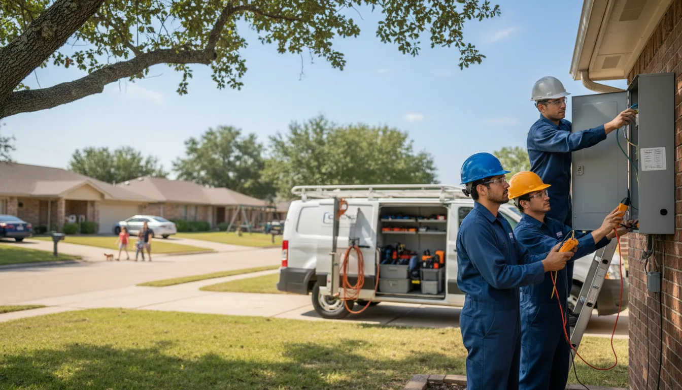 Certified electrician providing emergency electrical services in Gordo, AL